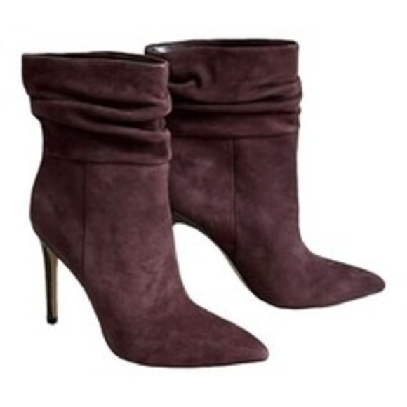 Marc Fisher LTD NEW Rayya Espresso Suede Stiletto Booties 10 - Picture 1 of 7